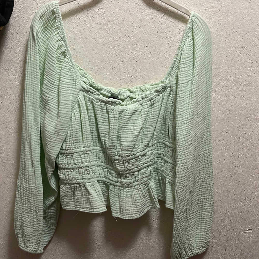 Wild Fable Cropped Shirt